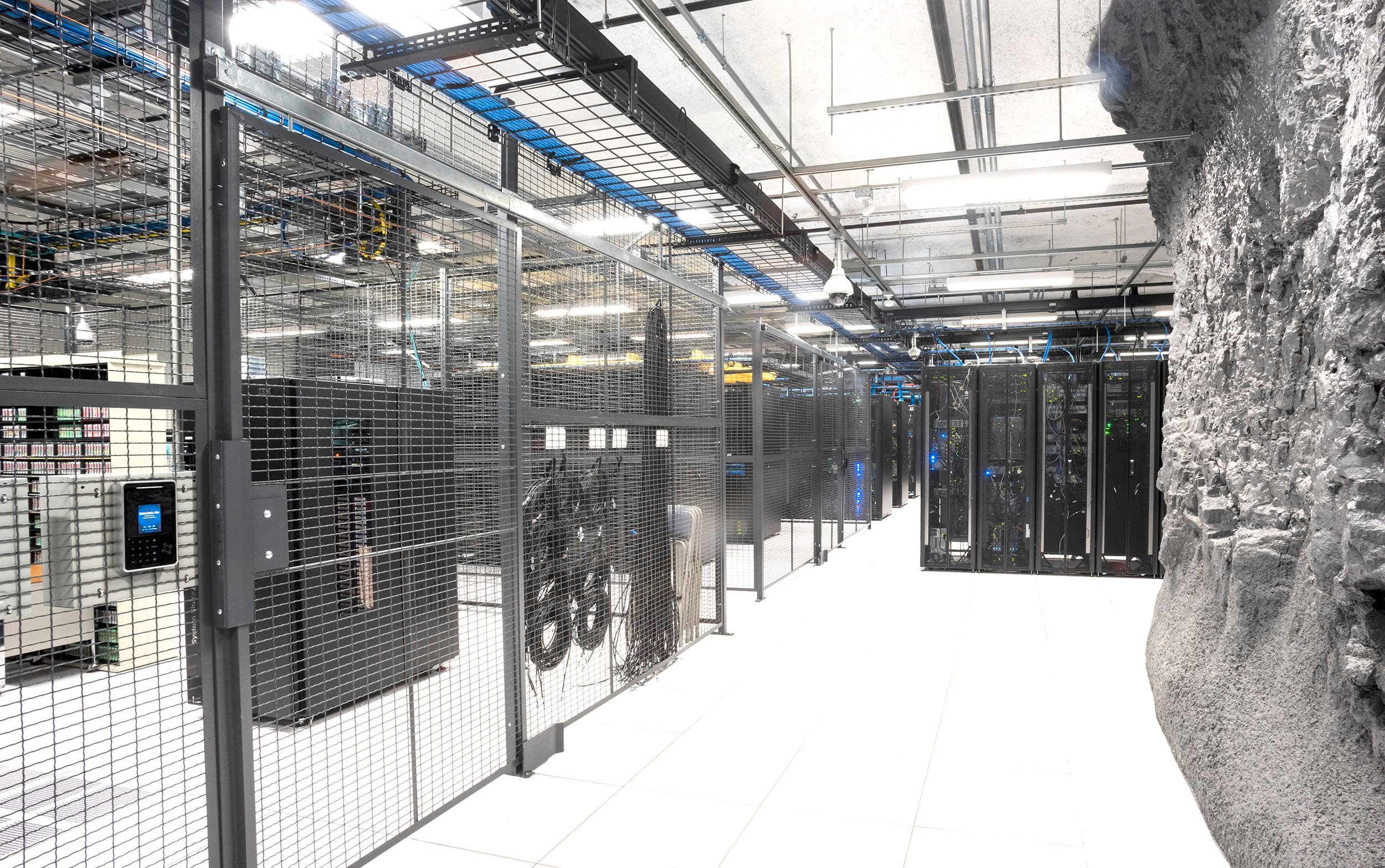 City data center entrance